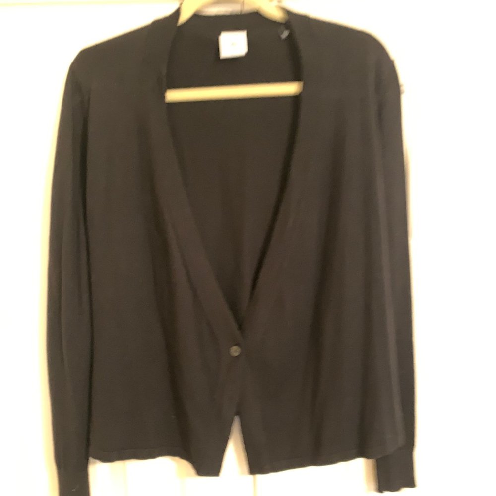 CAbi multi-way black cardigan